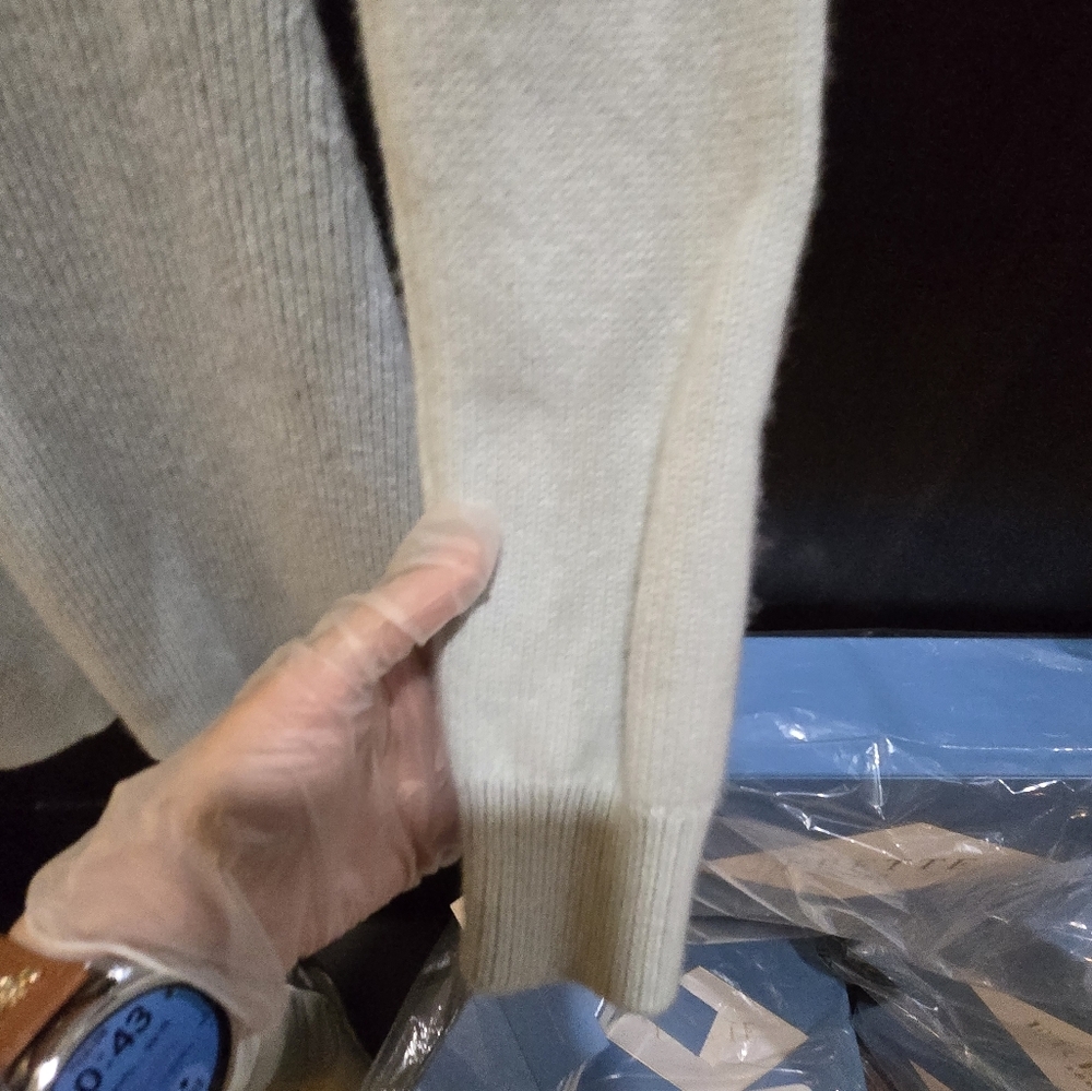 LoveShackFancy Bellini Elegant Lace-Trimmed Dress in Light Blue Size: Medium - Picture 6 of 7